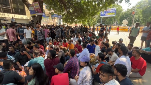 Delhi Coaching Centre Flooding Protesters Resort To Hunger Strike
