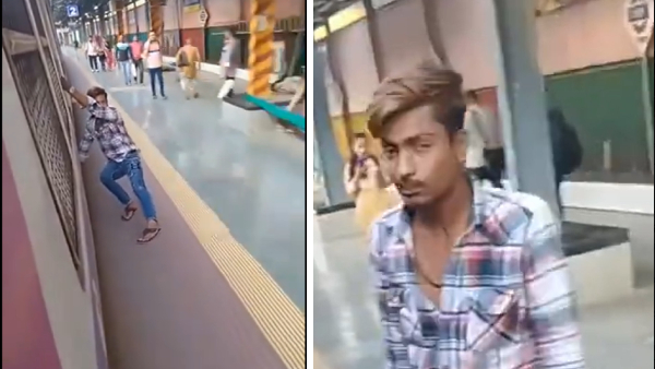 Mumbai Train Stunt