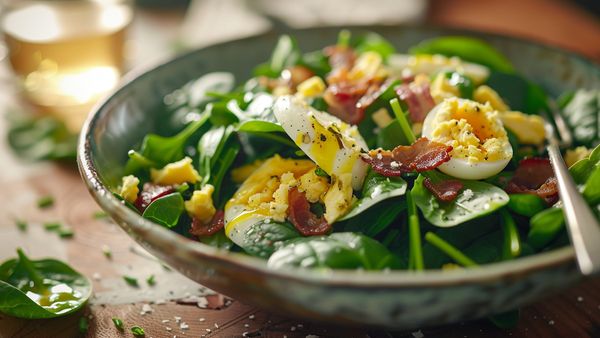 20-Min Spinach Salad Recipe