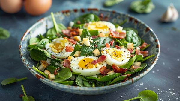 20-Min Spinach Salad Recipe