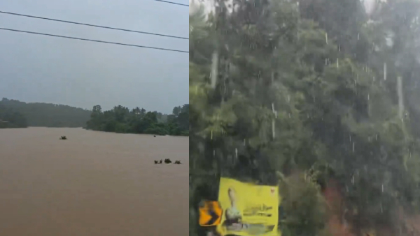 Heavy Rains Flooding in Sringeri