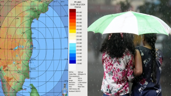 Tamil Nadu Weather Update Chennai Sees Light Rains As Storms Move East From Bengaluru