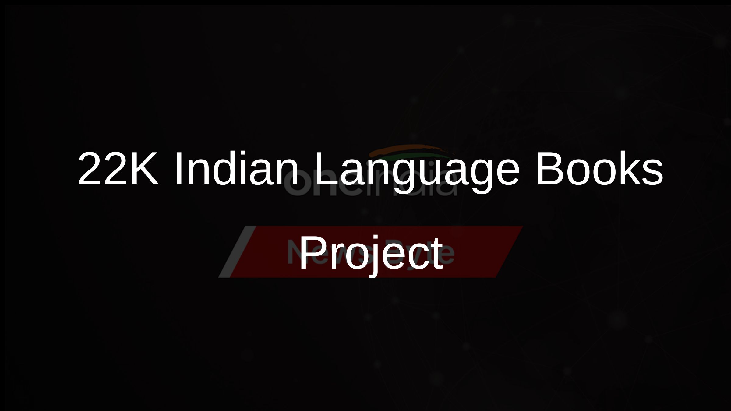 22K Indian Language Books Project