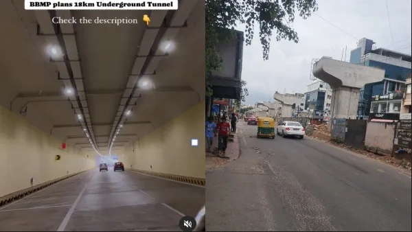18-Km Underground Tunnel In Bengaluru Connecting Hebbal Flyover To Silk Board Junction Coming Soon