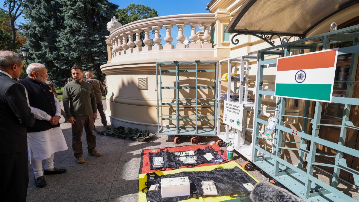 PM Modi Presents BHISHM Cubes To Ukraine During First Visit To Kyiv