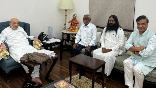 Champai Soren Meets Amit Shah in Delhi