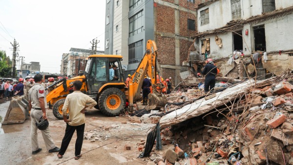Building Collapse In Delhi