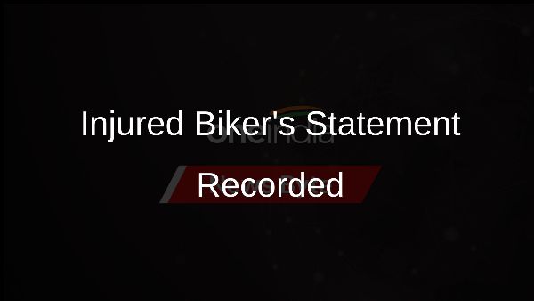 Injured Bikers Statement Recorded
