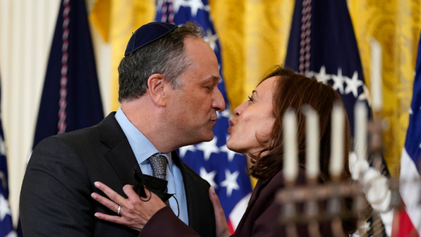 Vice President Kamala Harris and second gentleman Doug Emhoff