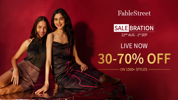 FableStreet SALEBRATION Celebrating 8 Years of Best FITS with UP TO 70 OFF