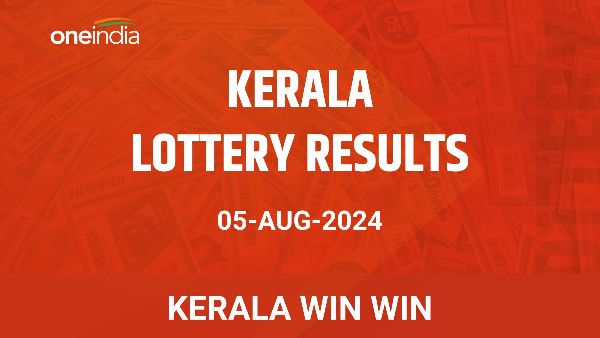Results of the Kerala State Lottery Win Win for August 5