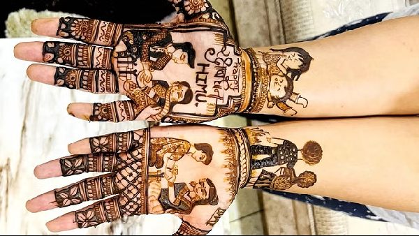 Stylish Mehndi Designs For Rakhi