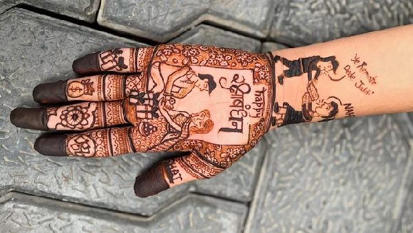 Stylish Mehndi Designs For Rakhi