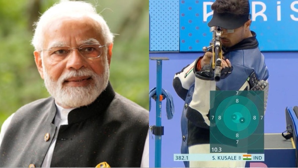 PM Modi Praises Swapnil Kusale PM Modi Praises Swapnil Kusale