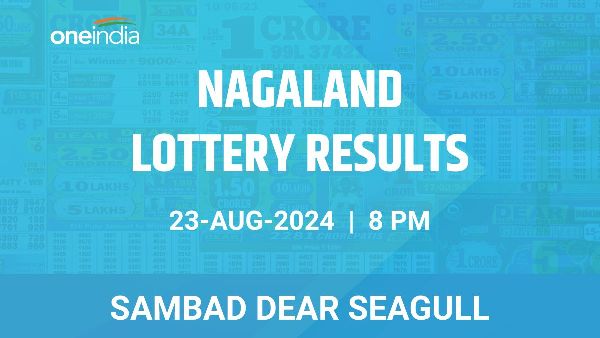 Results of the Nagaland State Lottery Dear Seagull for August 23 at 8 PM