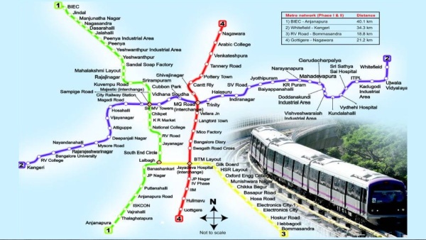 Namma Metro Phase-3 Project Gets Finance Ministry Approval 31 New Stations Added Across 44 65 km