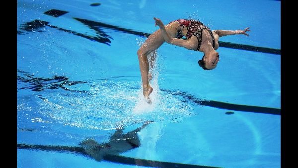 Olympic Flag Bearers: Marchand, Ledecky