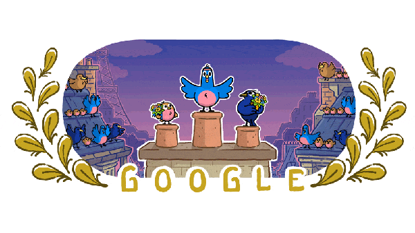 Google Doodle Celebrates The Conclusion Of Paris Games At Stade De France Google Doodle Celebrates The Conclusion Of Paris Games At Stade De France