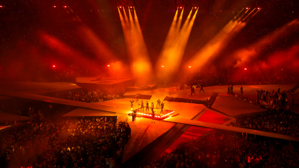 Phoenix performs during the closing ceremony of the 2024 Summer Olympics at the Stade de France in Paris France Sunday Aug 11 2024