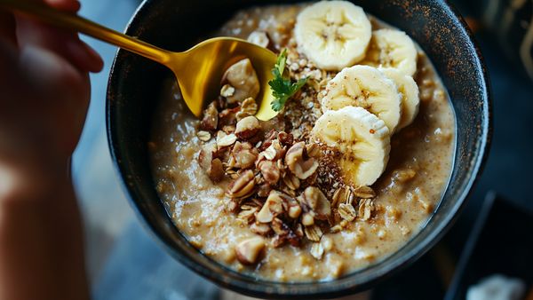 Easy Peanut Butter Banana Oatmeal