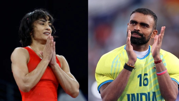 Vinesh Phogat and PR Sreejesh