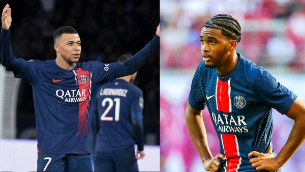 Kylian Mbappe and Ibrahim Mbaye