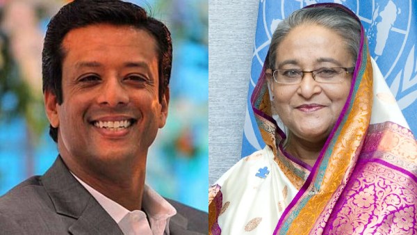 Sheikh Hasina and her son Sajeeb Wazed