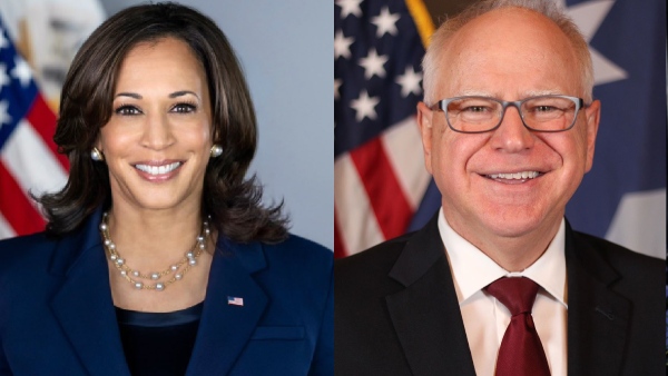 Kamala Harris And Tim Walz
