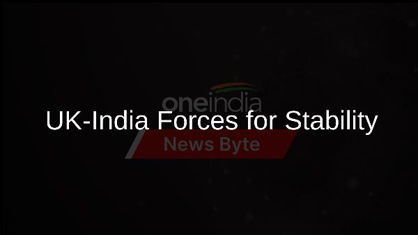 UK-India Forces for Stability