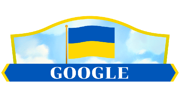 Google Doodle Celebrates Ukraine Independence Day 2024 With Special Flag Design