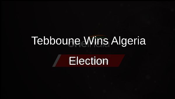 Tebboune Wins Algeria Election
