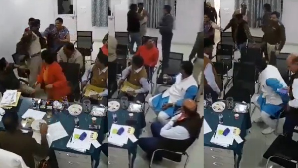 Policeman Tears His Uniform