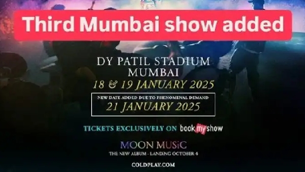 Coldplay Concert Tickets In Mumbai How To Book Your Tix For The New January 21 Show