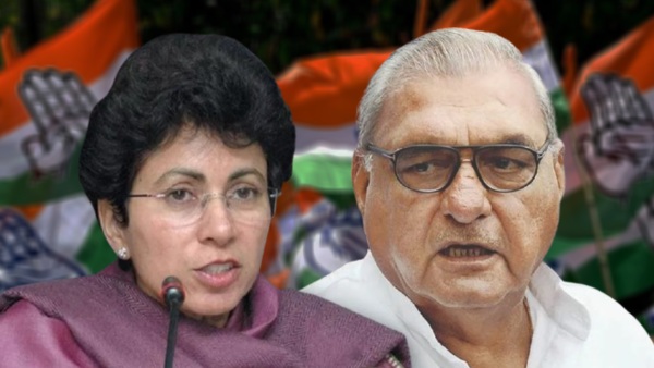 Kumari Selja and Bhupendra Singh Hooda