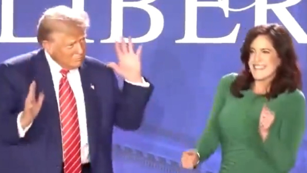 Trump Dances At Event