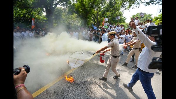 Railway Property Fire Extinguisher Causes Alarm