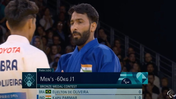 Judo Paris Paralympics 2024 Kapil Parmar Wins Bronze Medal First Ever In Paralympics Judo Event