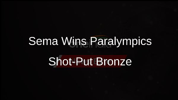 Sema Wins Paralympics Shot-Put Bronze