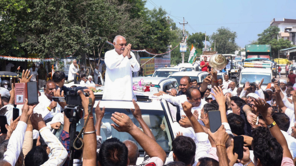 Congress candidate Bhupinder Singh Hooda