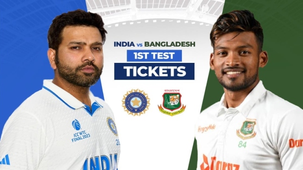 India vs Bangladesh Test At Chennai Steps To Book Ind vs Ban Match Tickets Online