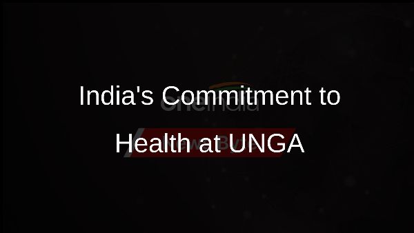 Indias Commitment to Health at UNGA