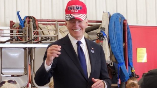 Biden Spotted Wearing a MAGA Hat