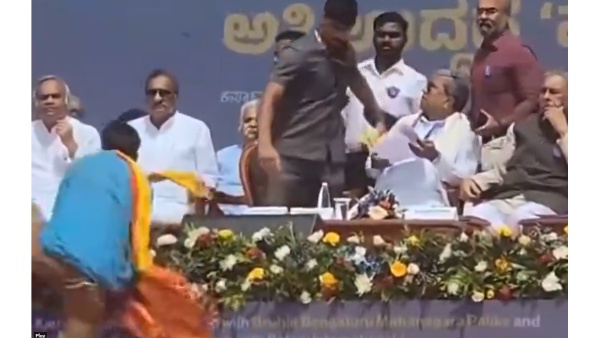 Karnataka CM Siddaramaiah s Security Breached Karnataka CM Siddaramaiah s Security Breached