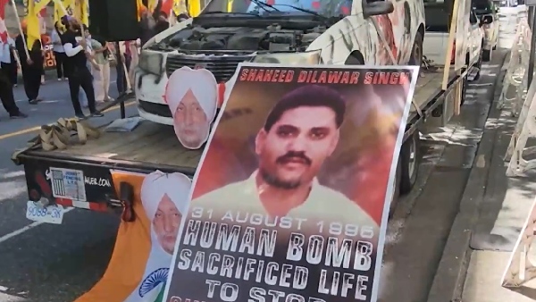 Pro-Khalistan Groups Spark Controversy With Beant Singh Assassin Floats In Vancouver