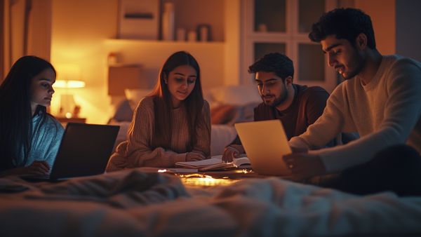 Balance Study Social Life and Sleep