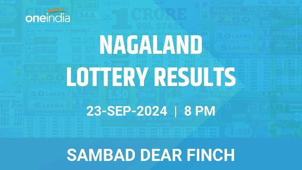Results of the Nagaland State Lottery Dear Finch for September 23 at 8 PM