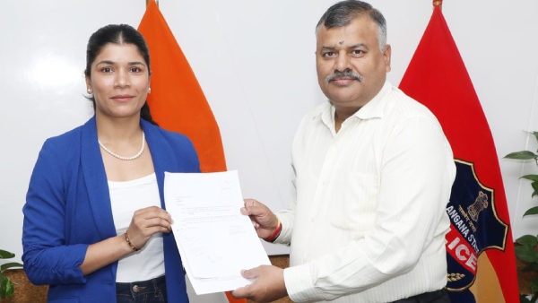 Indian boxer Nikhat Zareen