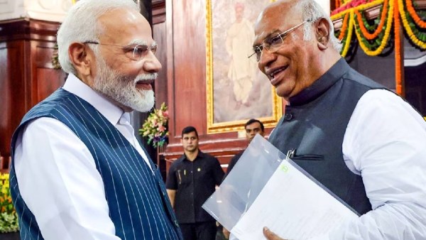 PM Narendra Modi and Congress Chief Mallikarjun Kharge