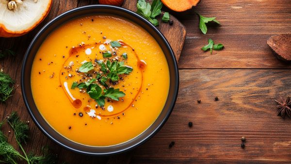 Simple Vegetarian Pumpkin Soup Recipe