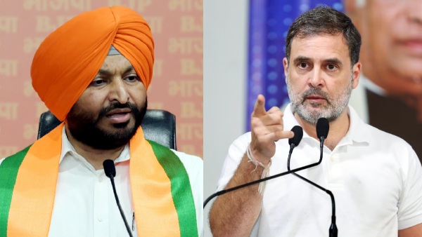 Ravneet Singh Bittu and Rahul Gandhi